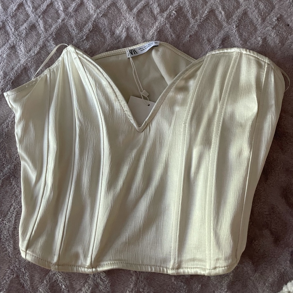 Satin Corset Top